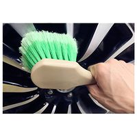 LKXHarleya Soft Hair Scratch-Free Short Handle Wheel/Tire Brush