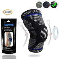 Lexniush Knee Brace Compression Sleeve - Best Knee Braces for Women & Men, Knee Sleeves Knee Support for Arthritis, Meniscus Tear, Joint Pain Relief & Sports Injury Recovery, Black