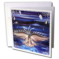 3dRose Military Prayer Fairy - Greeting Cards, 6 x 6 inches, set of 6 (gc_4009_1)