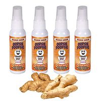 Oopsie Poopsie Before-You-Go Toilet Spray 2oz Bottle, Original Natural Oil Scents (2 & 4 Packs) (Orange Ginger, 4)