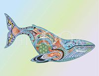 Hi-Look Microfiber Cleaning Cloth - Blue Whale