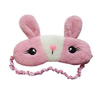 Ayygiftideas Christmas Cute Pink Rabbit Health Care Sleep Patch Eye Mask Blinder