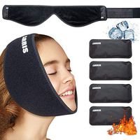 Ice Pack for Jaw,Chin,Head Face,Wisdom Teeth, Hot Cold Therapy Wrap w/Reusable Gel Pack for Pain Relief of Mouth,Dental Implant, Sports Injury, Oral Facial Surgery, TMJ, Headaches Pain