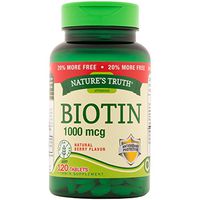 Nature's Truth Biotin 1,000mcg Tablets, 120 Count