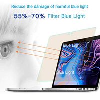 PERFECTSIGHT Screen Protector for New MacBook Pro 15 inch Touch Bar 2016/2017, 55% Anti Glare Matte [55%- 70% Blue Light Filter]