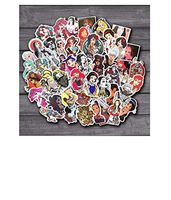 50Pcs/Lot Spoof Punk Tattoo Princess Sticker for Kids Toy Luggage Skateboard Phone On Laptop Moto Bicycle Wall Guitar Stickers