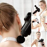 Ferren Muscle Massage Gun Vibrating Therapy Fascia Pain Relief Massager with 4 Head Electric Massagers