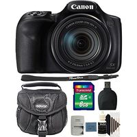 Canon PowerShot SX540 HS Digital Camera + 8GB Memory Card + Reader + Case + 3pc Cleaning Kit