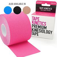 TAPE KINETICS Premium Kinesiology Tape | 2" x 16.4 ft | Waterproof & Latex-Free (Pink)