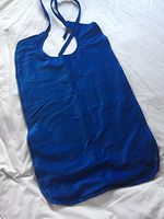 Velvet & Denim Handmade Cloth Fabric Adult Bib Clothes Protector Crumb Catcher Reversible Bibs