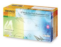 Tronex-Nitrile Chemo-Rated Exam Glove, 12" Extended Length, Fully-Textured, Powder-Free, Blue (500, Small)