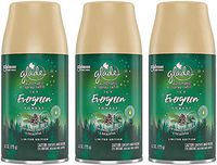 Glade Automatic Spray Refill - Limited Edition Holiday Collection - ICY Evergreen Forest - Net Wt. 6.2 OZ (175 g) Per Refill Can - Pack of 3 Refill Cans