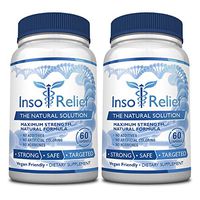 InsoRelief - The #1 Choice for Combating Insomnia - 100% Natural and Non-Habit Forming - With Valerian, Hops, Melatonin, L-ornithine - Improves Sleep Quality - 100% Money Back - 2 Bottles Supply