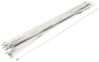 uxcell Stainless Steel Strap Clamp Zip Cable Ties Wrap, 4.6mmx350mm, 20pcs
