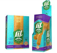 25pc Display - LIT Culture Hemp Wraps - Assorted Flavors (Paradise Express)