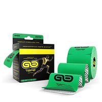 GO Tape Premium Kinesiology Tape - Precut - 20 Strips x 10 in (Green)
