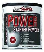 Weider Pre Workout Power Starter Powder, Red Fruits - 400 grams by Weider