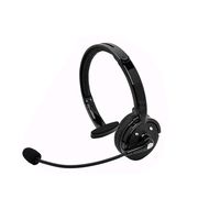 OWIKAR Over The Head Wireless Bluetooth Headset for Car & Truck Drivers, Multipoint Noise Canceling Headphones Earphone Earpiece with Mic Handsfree Calling Talking for Cell Phones PS3 iPad PC