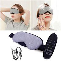 NANANA Warming Night Massage Mask, Electric USB Heated Eye Mask to Relieve Eye Stress, Warm Therapy to Clog Glands, MGD and Blepharitis, 195x105mm,Gray,C