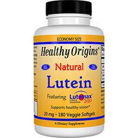 Healthy Origins Lutein Lutemax 2020 Supplement, 20 mg, 180 Count