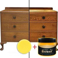 99HOME Wood Seasoning Beeswax (20-200g) Polish for Wood & Furniture, Home Cleaning All Natural Wood Seasoning Beeswax Polish Complete Solution Care Beeswax,Protect and Enhance The Shine (85g+Sponge)