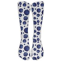 Fresh Blueberry Fashion Sport Tube Socks Novelty Long Socks Stockings For Men & Women Performance