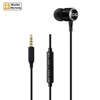 Single Earbud, Wired One Side Headphone with Microphone, Remote and Volume Control, One Ear Wearing and Keep The Other Ear Open for Awareness, ChanGeek CGS08