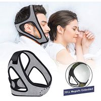 Anti Snoring Chin Strap - Effective Chin Strap for Men/Women, Ultra-Thin mesh Sports Fabric, Breathable & Comfortable Anti Snoring Devices for Sleeping, Grey