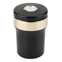 Akozon Ashtray Car LED Metal Ashtray Multi-function Watch Ashtray Car Accessories Gold