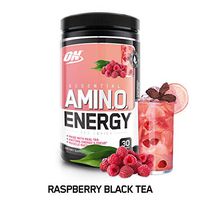 Optimum Nutrition Amino Energy with Green Tea and Coffee Extract, Raspberry, 270 Gram, 9.5 Ounce (1 Count)