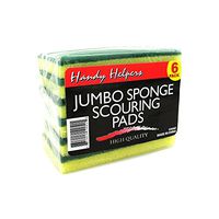 Jumbo Sponge Scouring Pads 2 Packs of 6