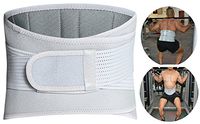 HOPESHINE Back Brace for Men Weightlifting Belt Waist Trainer Support for Women for Lifting Work Gym Back Brace Lower Back Pain Breathable with Dual Adjustable Straps