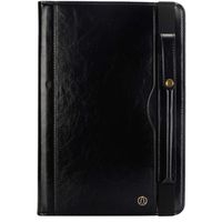 Jennyfly iPad Pro 12.9 Case 2015,Smart Feature (Sleep/Wake) Protective Case Build-in Pencil Holder and Card Slots and Strap for 2015/2017 iPad Pro 12.9 - Black