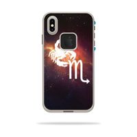 MightySkins Skin Compatible with LifeProof FRE iPhone Xs Max Case - Scorpio | Protective, Durable, and Unique Vinyl Decal wrap Cover | Easy to Apply, Remove, and Change Styles | Made in The USA