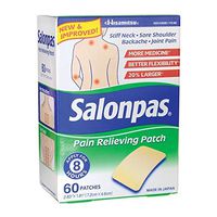 Salonpas Pain Relieving Patch - Super Pack of 2Pack (140 Patches x 2 Total )