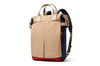 Bellroy Tokyo Totepack, water-resistant woven convertible backpack and tote bag (15" laptop, tablet, notes, cables, drink bottle, spare clothes, everyday essentials) - Desert Ochre