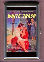 White Trash Funny Classic Pulp Lowbrow Art Decorative Pill Box