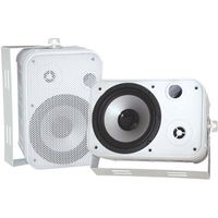 6.5" White 500-Watt Indoor/Outdoor Waterproof Speakers