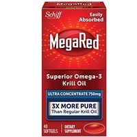 MegaRed Ultra Concentration Omega Krill Oil 750mg, 40 ct (Pack of 8)
