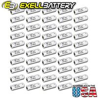 50pc Exell 206A Alkaline 9V Battery 110mAh NEDA 1611, H-7D, H-6D
