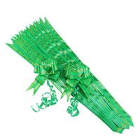 Supvox Pull Bows Gift Knot Ribbons String Bows for Wedding Gift Wrapping 20Pcs (Green)