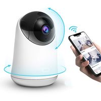 Battery Powered Camera WiFi IP Camera Home Security System, Night Vision, Indoor/Outdoor Eaves, HD Video with Motion Detection, Compatible with Alexa, 2-Way Audio Talk, Built-in SD