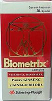 Biometrix Multivitamins And Minerals With Ginseng and Ginkgo Biloba 30 Capsules (Pack of 2)