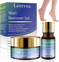 Wart Remover, Plantar Wart Remover, Foot Wart Remover, Wart Liquid, 2 in 1 Wart Removal ＆ Repair Set, Painlessly Removes Common and Plantar Warts, Advanced/Natural/Effective