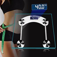 Elever Digital Bathroom Scale, Accurate Home Personal Body Weight Scales with Step-On Technology, Tempered Glass, 400 Pounds,US Stock