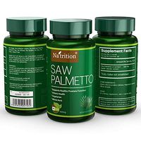 Na'trition 3 Pack Bottles Men's Prostate Health Formula, Saw Palmetto Extract 320mg, 80 Easy Swallow Capsules per Bottle, 240 Total Easy Swallow Capsules, 4 Month Supply