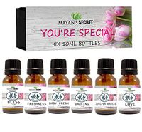 Premium Grade Fragrance Oil- You're Special- Gift Set 6/10ml Bliss, Love Type, Juniper Breeze, Alluring, Darling, Freshness