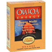 Ola Loa Energy Drink Mix, Orange, 5 Count