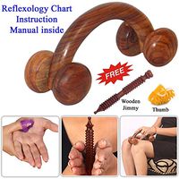 Wooden Acupressure Arched Round Massager Hand Roller