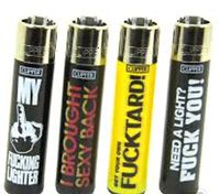 Bundle - 4 Items - Clipper Lighter Not So Nice "Sayings" Collection